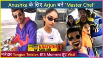 Arjun Bijlani Turns Chef Makes Hot Chocolate For Anushka Sen | Fun BTS Khatron Ke Khiladi Season 11