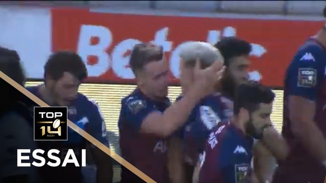 TOP 14 - Essai de Nathanaël HULLEU (UBB) - Bordeaux-Bègles - Montpellier - J22 - Saison 2020/2021