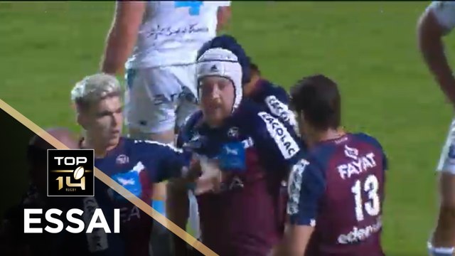 TOP 14 - Essai de Maxime LAMOTHE (UBB) - Bordeaux-Bègles - Montpellier - J22 - Saison 2020/2021