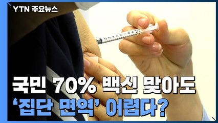 [팩트와이] 국민 70% 백신 맞아도 집단면역 어렵다? / YTN