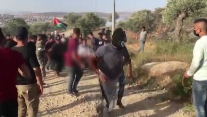 요르단강 서안 반이스라엘 시위서 팔레스타인인 1명 사망 / YTN