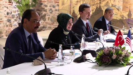 İSTANBUL - Cumhurbaşkanlığı Sözcüsü İbrahim Kalın, ABD Dışişleri Bakan Yardımcısı Sherman'ı kabul etti