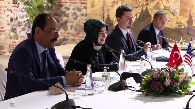 İSTANBUL - Cumhurbaşkanlığı Sözcüsü İbrahim Kalın, ABD Dışişleri Bakan Yardımcısı Sherman'ı kabul etti