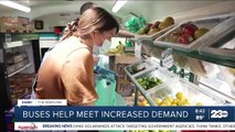 Rebound - Buses help meet increased food demand