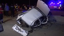 Son dakika haberi | Aksaray'da feci kaza... Otomobilden fırlayan sürücü hayatını kaybetti
