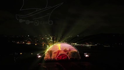 İstanbul'un Fethi, Haliç'te drone, mapping ve ışık şovu ile kutlandı