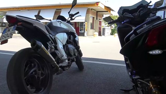 HONDA CB 1000 R AKRAPOVIC EXHAUST SOUND
