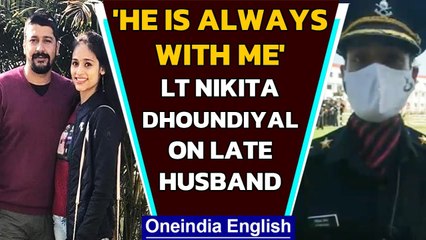 Lt Nikita Kaul Dhoundiyal: I can feel Vibhu's presence with me: Watch | Oneindia News
