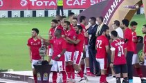 لحظات تتويج نادي الأهلي المصري بكأس السوبر الإفريقي للمرة 7 في تاريخه.