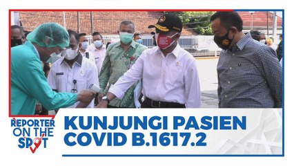 Menko PMK Muhadjir Effendy Kunjungi Pasien Virus Corona Varian Baru di RSUD Cilacap