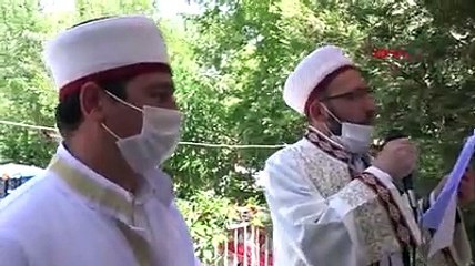 Hisarcık'ta köylüler yağmur duasına çıktı