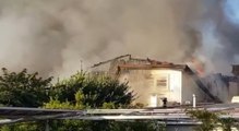 Forte dei Marmi (LU) - Incendio in uno stabilimento balneare (29.05.21)