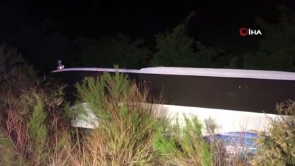 Niğde’de yolcu otobüsü devrildi: 1 ölü, 10 yaralı