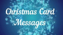 Christmas Card Messages | Holiday Card Sayings & Wishes