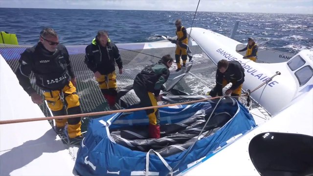 VoileBanquePop 2021 : TESTS DES VOILES - MAXI BANQUE POPULAIRE XI - VOILE BANQUE POPULAIRE