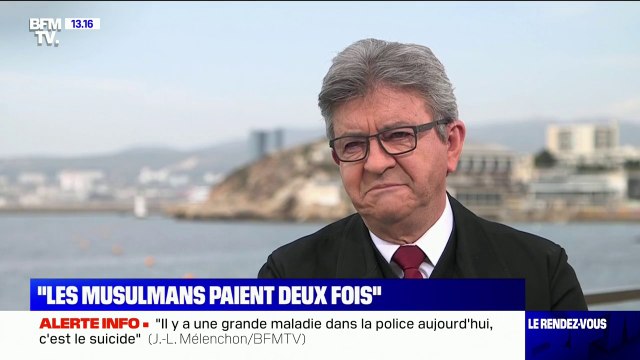Jean-Luc Mélenchon sur la plainte contre Audrey Pulvar: M. Darmanin est un malin, sa plainte n'avait aucune chance d'aboutir