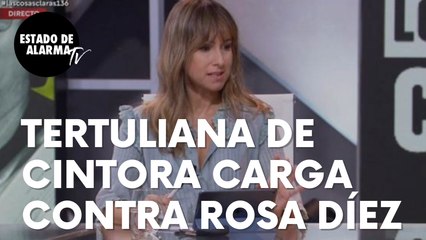 Una tertuliana de Jesús Cintora carga con dureza contra Rosa Díez: “Absoluta depravación”