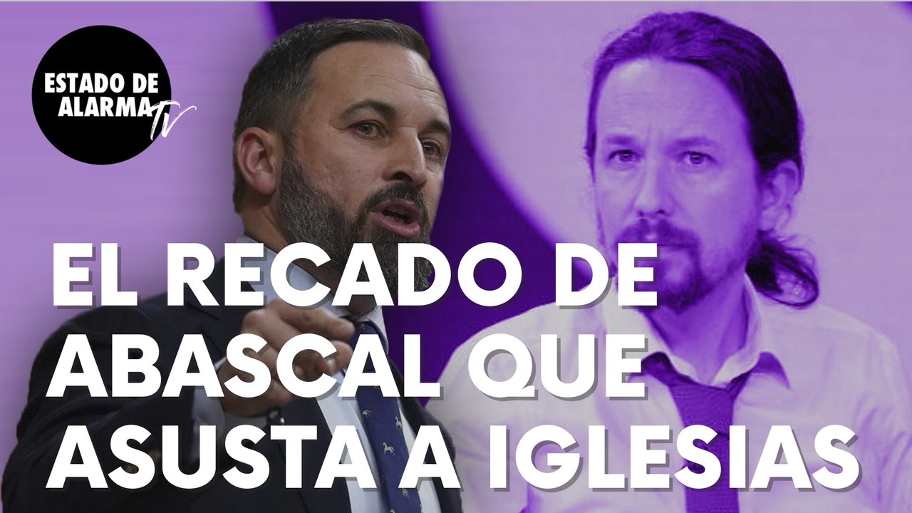 El último y serio recado de Santiago Abascal que asusta y mucho a Pablo Iglesias: “Es una torpeza”