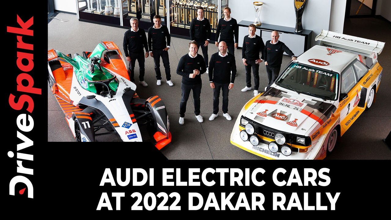 Audi Electric Cars At 2022 Dakar Rally | Audi Signs Dakar Legends To Pilot EVs In Dakar 2022