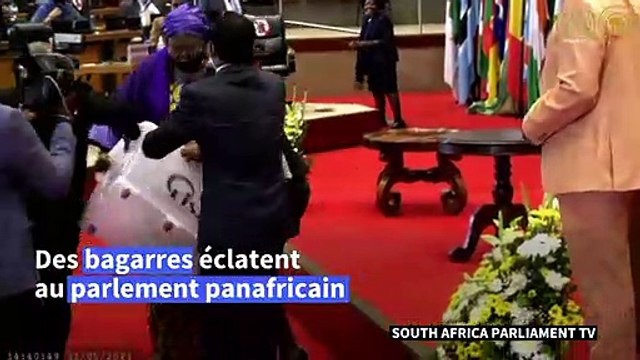 Afrique du Sud: des bagarres éclatent au parlement panafricain