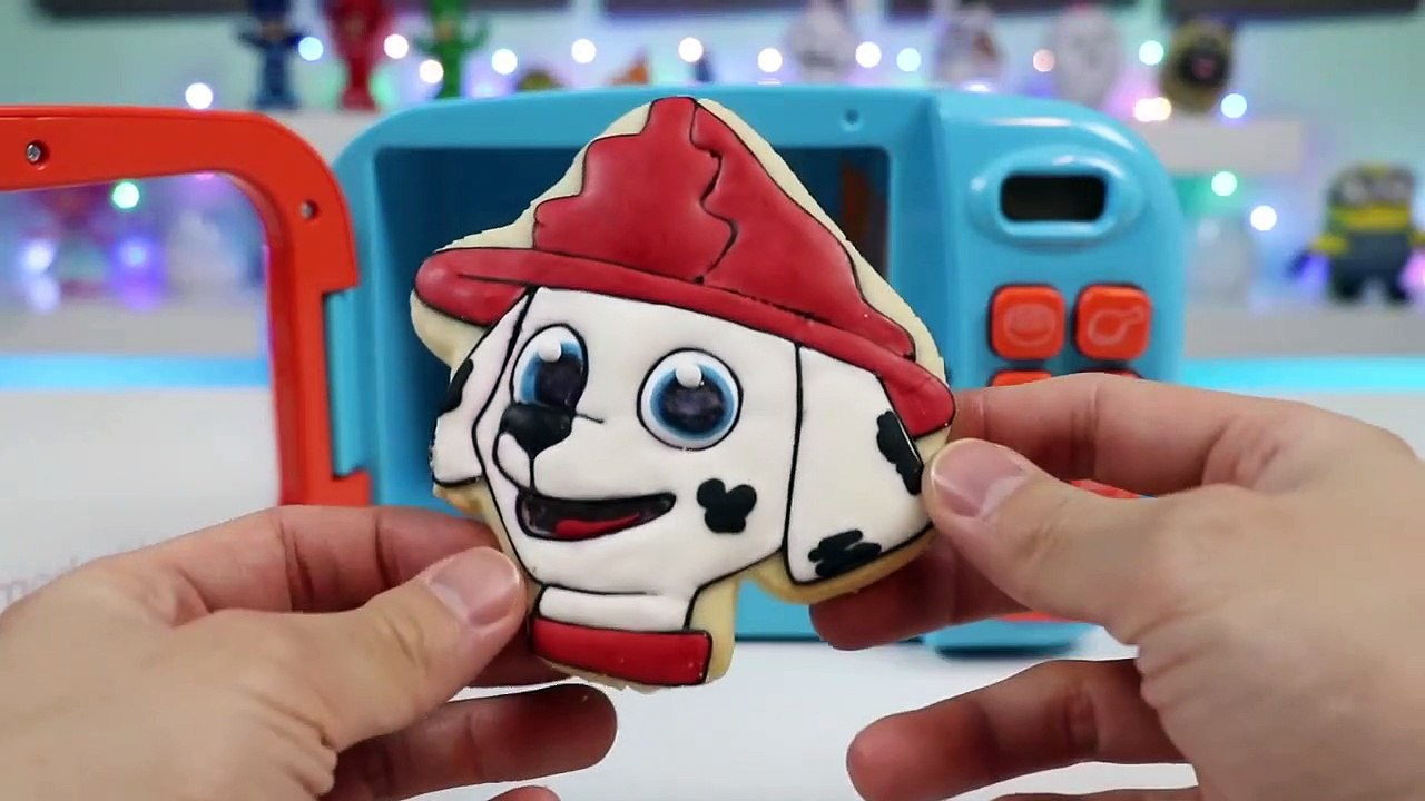 Pretend Baking Play Doh Paw Patrol Cookies With Microwave Toy!