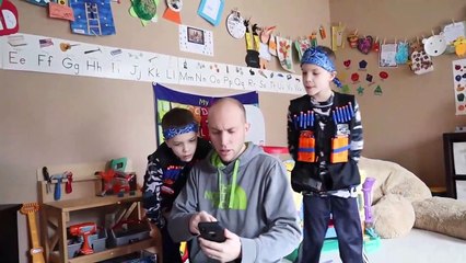 Nerf War : Payback Time Squad Meets Up With Super Hero Kids! (2019)