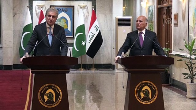 BAĞDAT - Irak ve Pakistan Dışişleri Bakanları petrol satışını görüştü (2) - Şah Mahmud Kureyşi