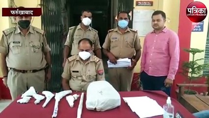 आठ अपराधियों को पुलिस ने अवैध हथियारों सहित पकड़ा