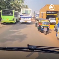 This Dashing Lady Driver In Saree Drives Volvo Luxury Bus