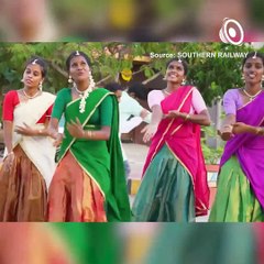 Chennai Railway Police Dance To ‘Puli Manga Pulip’ To Raise Awareness On COVID-19