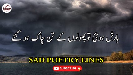 Barish Hoi To Phoolon Ke Tan Chak Ho Gaye | Poetry Junction