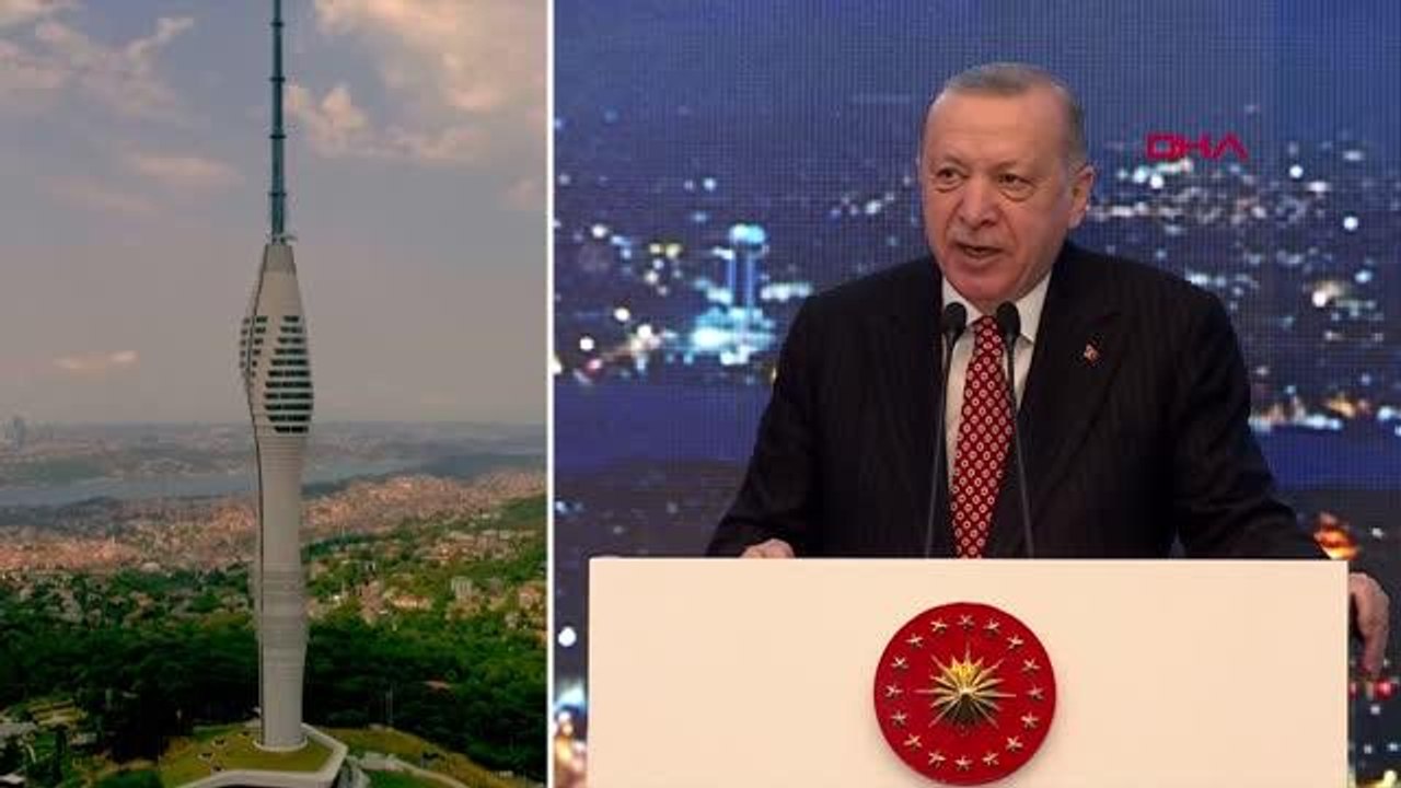 Son dakika gündem: CUMHURBAŞKANI ERDOĞAN, ÇAMLICA KULESİ'NİN AÇILIŞ TÖRENİNE KATILDI