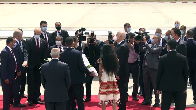 TUNUS - Libya Başkanlık Konseyi Başkanı Menfi, Tunus'ta