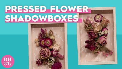 Pressed Flower Shadowboxes