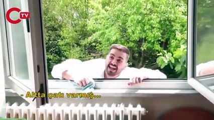 Kadir Ezildi, 'Temizlik Benim İşim' yarışması sırasında cam silerken düştü