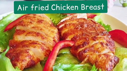 How To Make Moist Air Fryer Chicken Breast Recipe// Air Fried Chicken Breast Recipe #Airfryerrecipes