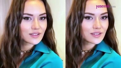 Fahriye Evcen yine güzelliğini konuşturdu!