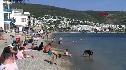 Bodrum hafta sonu yabancı turistlere kaldı