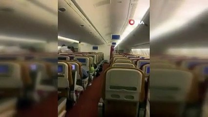 Yolcu uçağında ''davetsiz misafir'' paniği