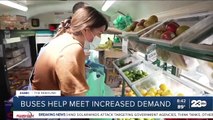 Rebound - Buses help meet increased food demand
