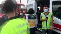 KOCAELİ - Anadolu Otoyolu'nda iki yolcu otobüsü çarpıştı: 8 yaralı