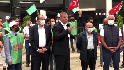 İşten atılan sendikalı arkadaşları için eylem yaptılar…