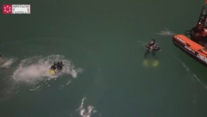 Continúa la búsqueda de dos desaparecidos tras vuelco de buque en Castellón