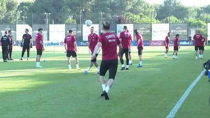 A Milli Futbol Takımı, EURO 2020 hazırlıklarını sürdürdü