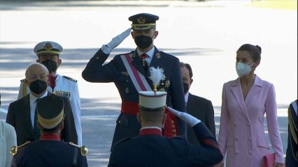 Los reyes Felipe y Letizia presiden el acto por el Día de las Fuerzas Armadas