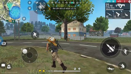 Free fire game (rank puch gamply video )  hadsot groza vepan with RJK 007gaming