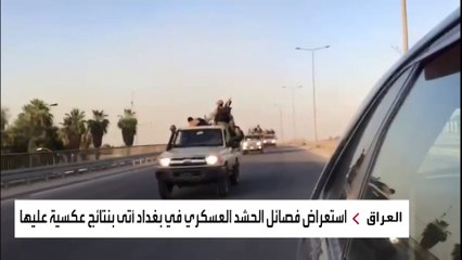استعراض ميليشيات إيران في شوارع بغداد يثير حفيظة القوى الشيعية