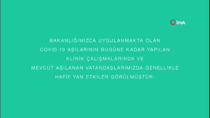 Bakan Koca'dan aşı için kamu spotu