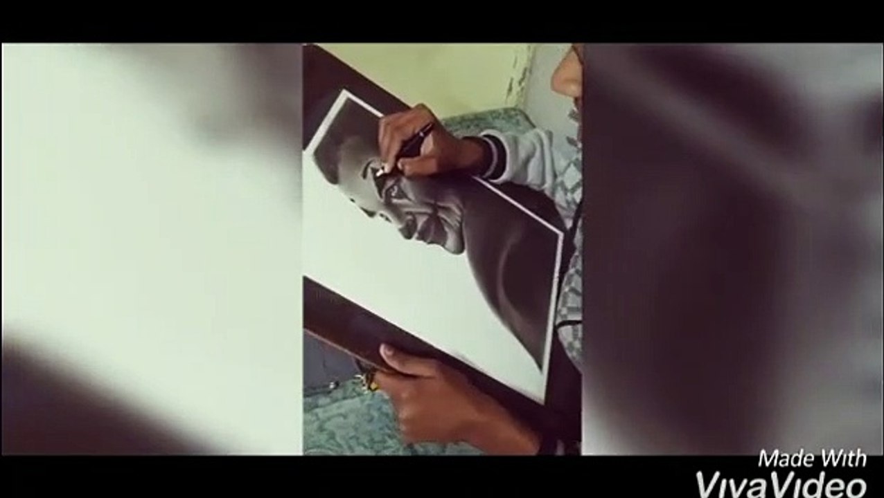 Joker Realistic Drawing in charcoal realistic Drawing In Charcoal Joker Drawing  Charcoal 013 UAM