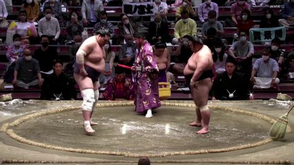 Terunofuji vs Takakeisho - Natsu 2021, Makuuchi - Day 15 (NHK)